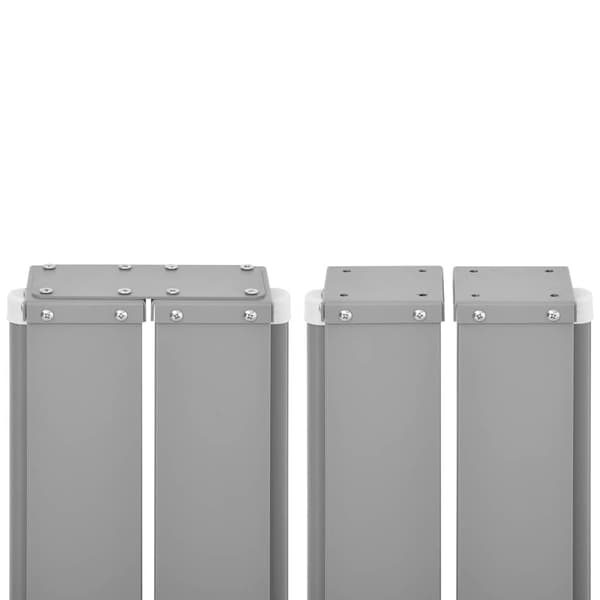 vidaXL Infällbar sidomarkis 140x1200 cm blå