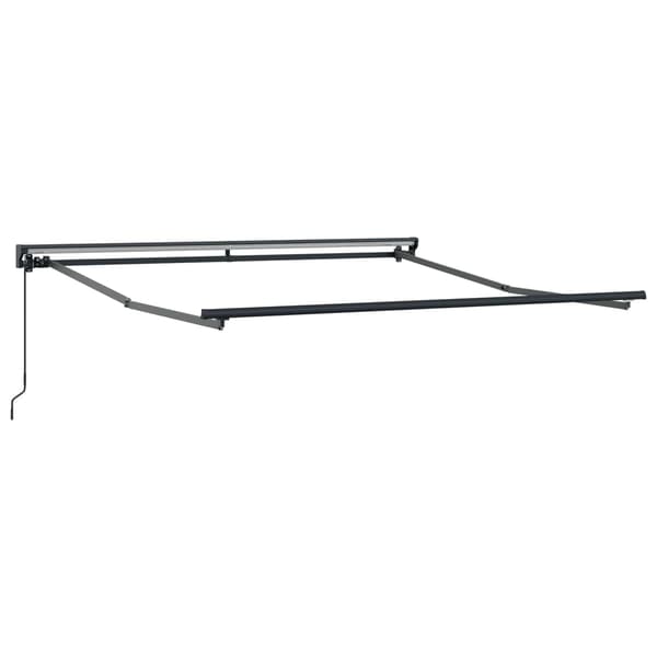 vidaXL Markiseramme Brun 300 x 250 cm Polyester med PU-belegg
