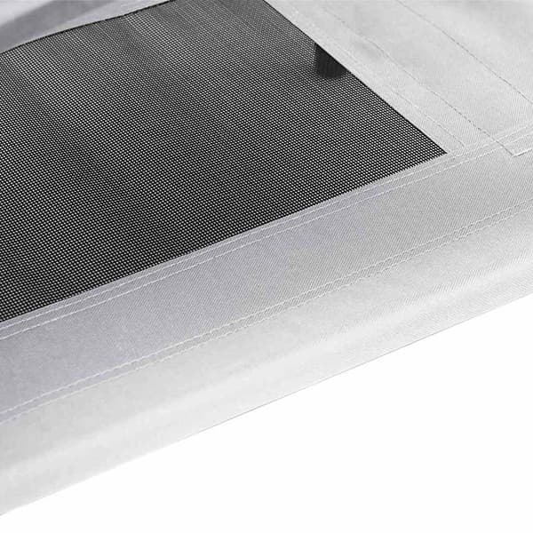 vidaXL Hundsäng Silvergrå 122 x 93 x 106,5 cm Stål
