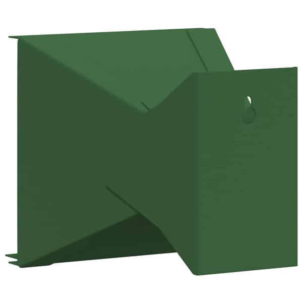 vidaXL Kulefanger grønn 14 x 14 x 19 cm Stål