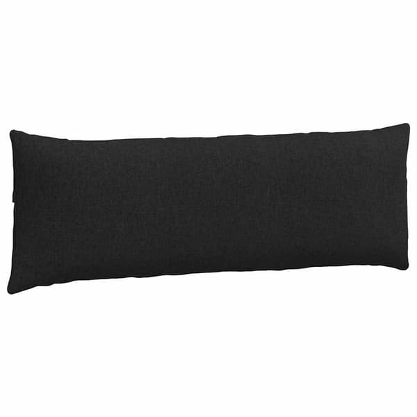 vidaXL Soffkuddar 2 st Svart 120 x 40 cm tyg