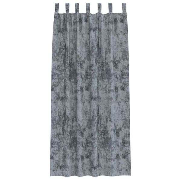 vidaXL Sammetsgardiner 2 pcs Silvergrå 260 x 140 cm Sammet