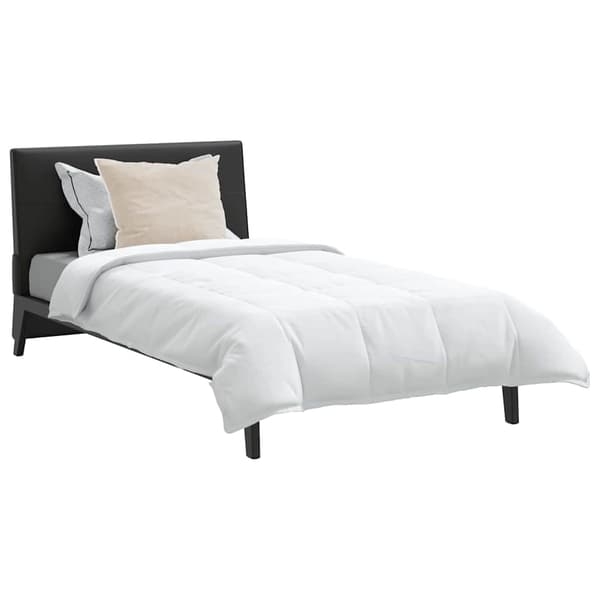vidaXL Duvet med Kudde med kudde 2 pcs Vit Dunfjäder