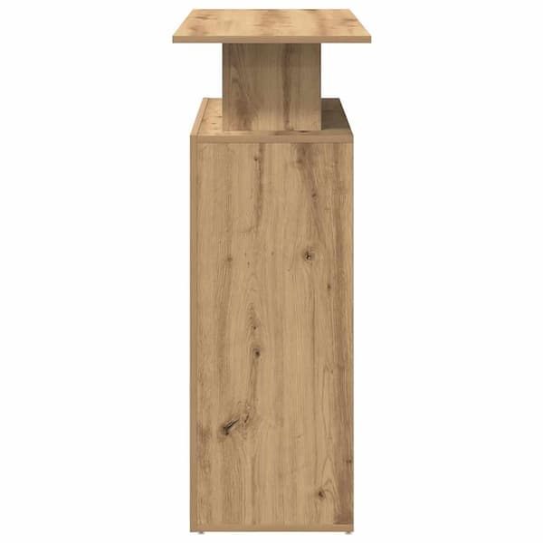 vidaXL Receptionsdisk artisan ek 100x40x104 cm konstruerat trä