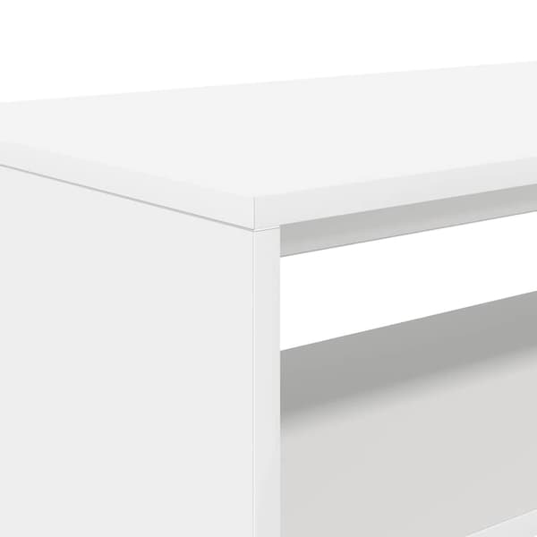 vidaXL TV-benk hvit 60x40x40 cm konstruert tre