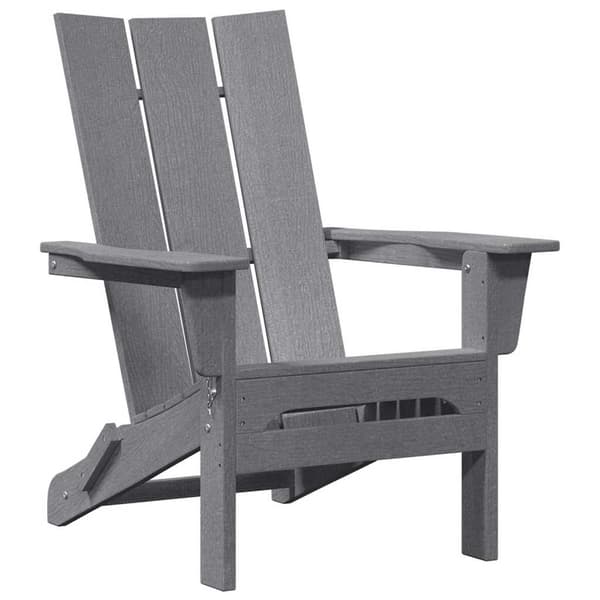 vidaXL Hage Stol 2 pcs Lysegrå 80.5 x 74.5 x 92 cm Polyethylen