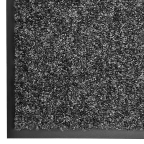 vidaXL Dørmatte vaskbar antrasitt 60x90 cm