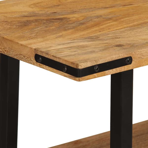 vidaXL Konsollbord 180x35x70 cm heltre mango