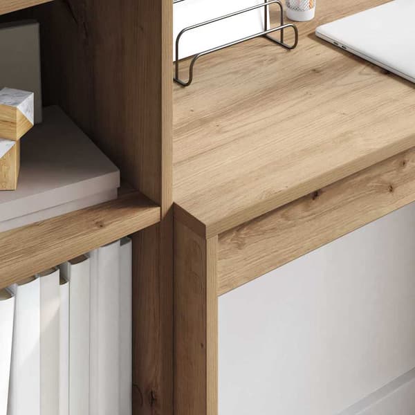 vidaXL Skrivebord Artisan Eik 90 x 40 x 76 cm