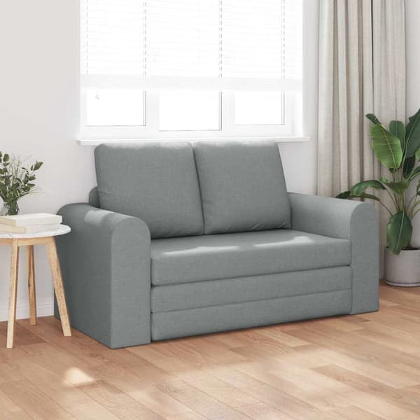 vidaXL Soffsäng 60cm Ljusgrå tyg