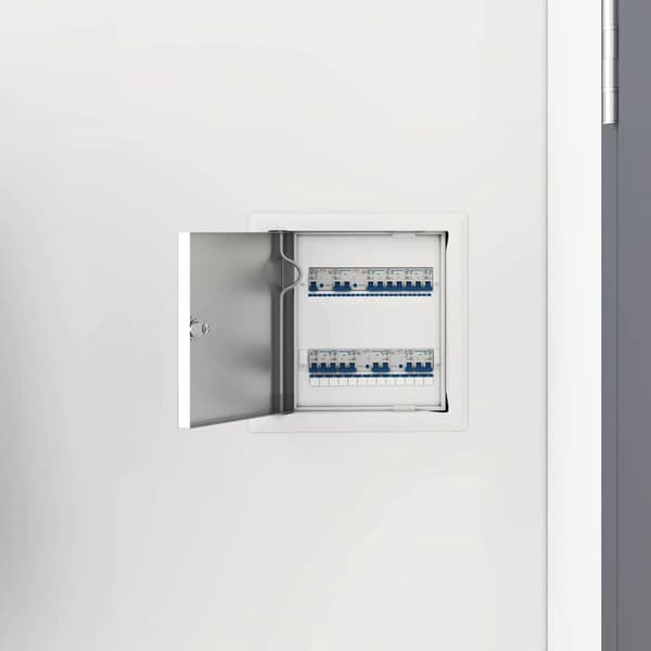 vidaXL Åtkomstpanel 2 pcs Vit 23 x 23 x 3 cm Stål