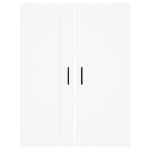 vidaXL Highboard hvit 69,5x34x180 cm konstruert tre
