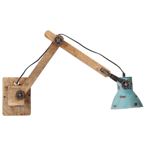 vidaXL Vegglampe 25 W denimblå 96x15x20 cm E27