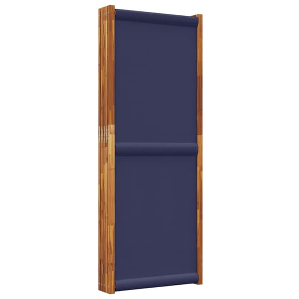 vidaXL Romdeler 5 paneler mørkeblå 350x180 cm