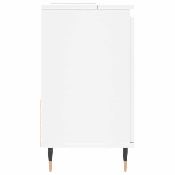 vidaXL Badrumsskåp vit 65x33x60 cm konstruerat trä