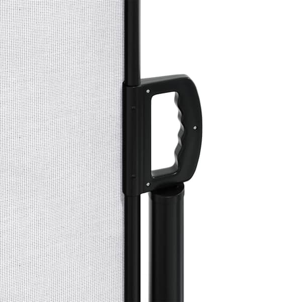 vidaXL Infällbar sidomarkis vit 200x600 cm