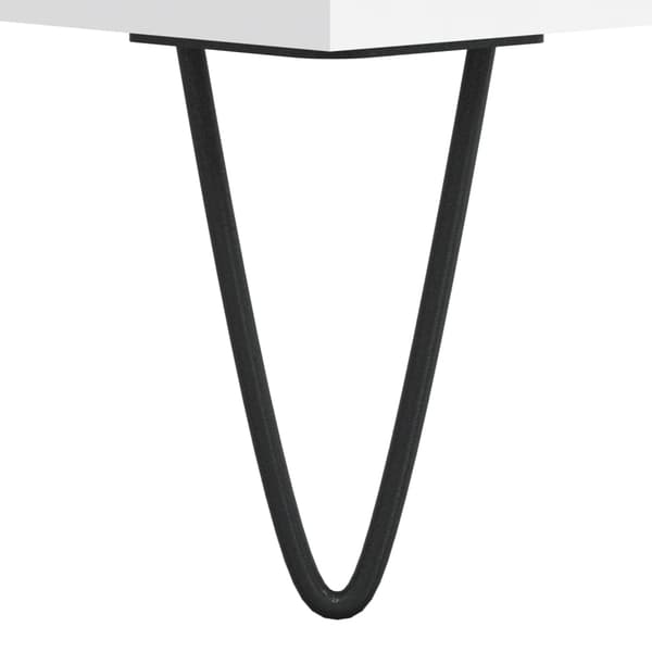 vidaXL Soffbord vit 60x50x36,5 cm konstruerat trä