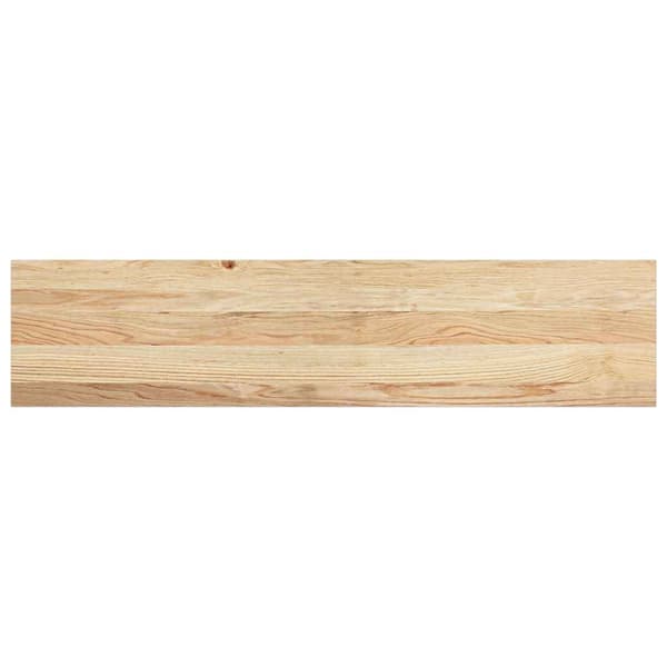 vidaXL Trappetrinn 12 stk ubehandlet 110x30x2 cm heltre eik