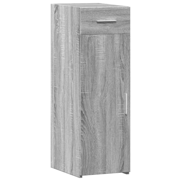 vidaXL Skjenk grå sonoma 30x42,5x93 cm konstruert tre