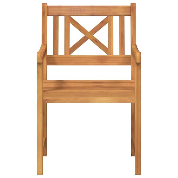 vidaXL Hage Stol 4 pcs 56 x 56 x 90 cm Solid akasietre