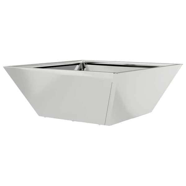 vidaXL Trädgårdsplanterare 5 pcs Silver 40 x 40 x 15 cm