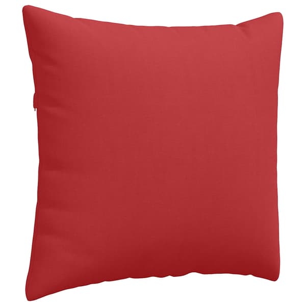vidaXL Soffkuddar 2 st Röd 45 x 45 cm tyg