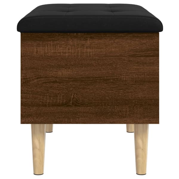 vidaXL Oppbevaringsbenk brun eik 62x42x46 cm konstruert tre