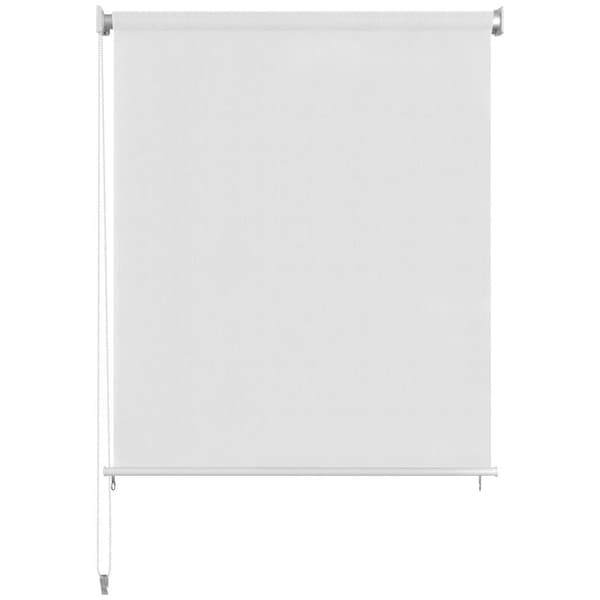vidaXL Rullgardin utomhus 400x230 cm vit
