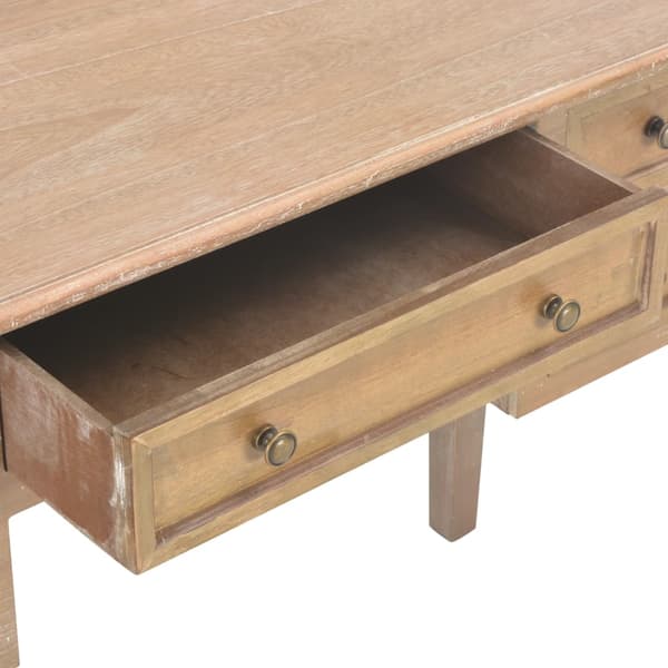 vidaXL Skrivbord brun 109,5x45x77,5 cm trä