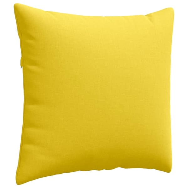 vidaXL Soffkuddar 2 st Ljusgul 45 x 45 cm tyg