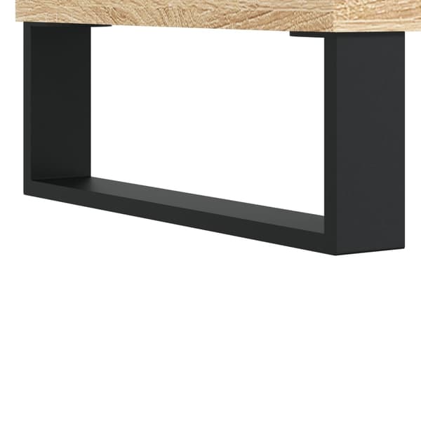 vidaXL Highboard sonoma eik 69,5x34x180 cm konstruert tre