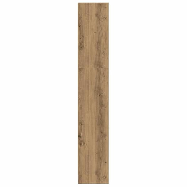 vidaXL Bokhylle artisan eik 60x24x143 cm konstruert tre