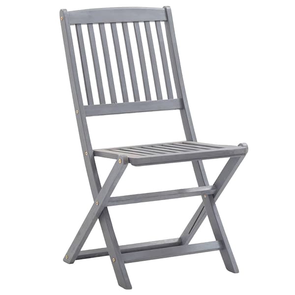 vidaXL Klappstoler 8 stk heltre akasie