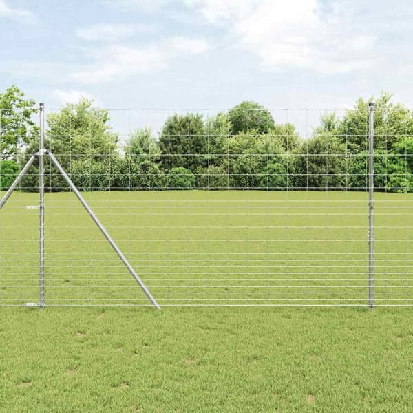 vidaXL Stängselstolpe Galvaniserad 50 x 1,5 m Stål