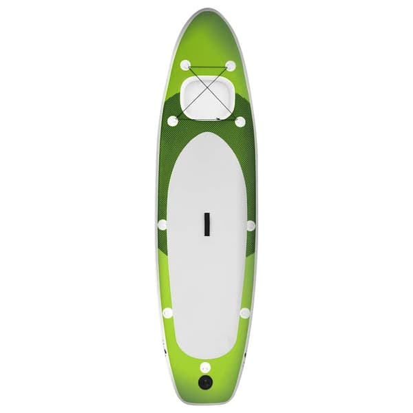 vidaXL Upplåsbar SUP-bräda set grön 360x81x10 cm