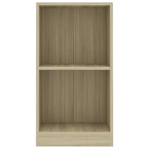 vidaXL Bokhylle sonoma eik 40x24x75 cm sponplate
