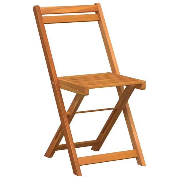 vidaXL Bistrosett 3 pcs Olje naturlig Solid akasietre