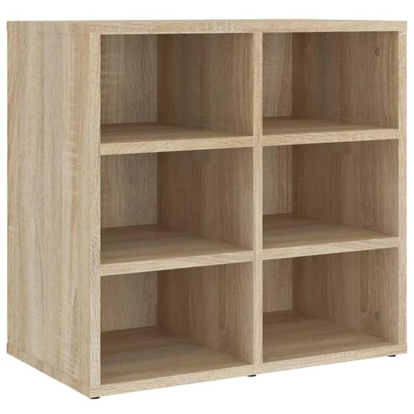 vidaXL Skoskap sonoma eik 52,5x30x50 cm