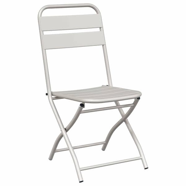 vidaXL Bistrosett 3 pcs Beige Stål