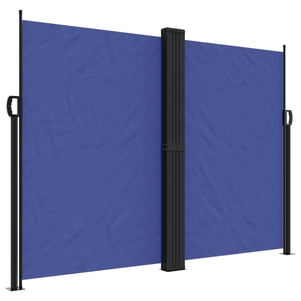 vidaXL Uttrekkbar sidemarkise 180x1000 cm blå
