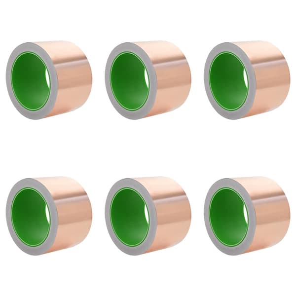 vidaXL Koppartejp 6 pcs Koppar 2000 x 7 cm Koppar