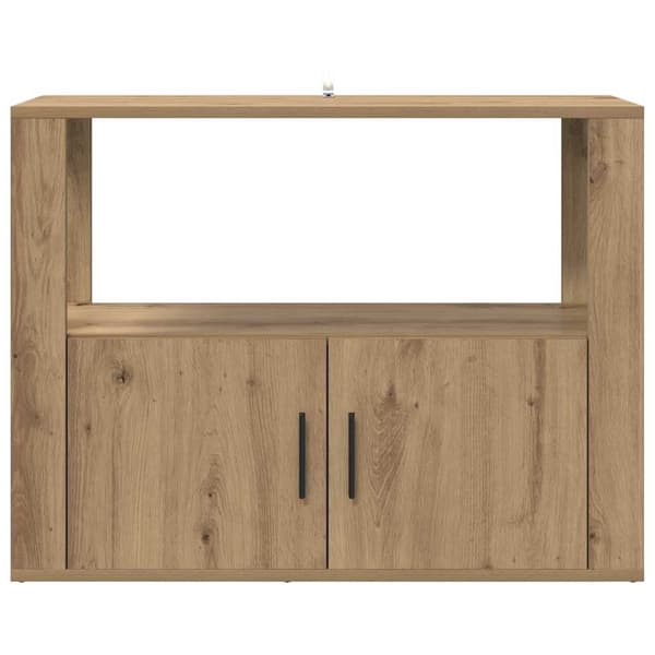 vidaXL Serviesskap artisan eik 80 x 30 x 60 cm Konstruert tre