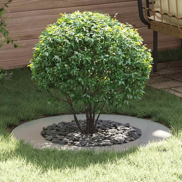 vidaXL passende for Flat Tre Ring sølv Ø50 / 80 cm Galvanisert stål