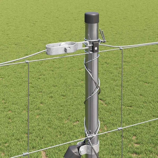 vidaXL Gjerdepåle Galvanisert 25 x 1,6 m Stål