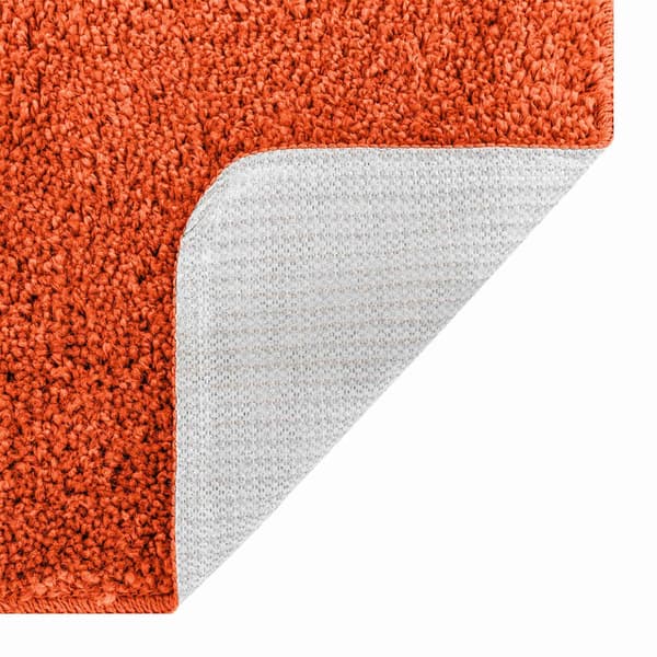 vidaXL Badmatta Orange 50 x 80 cm Polypropylen