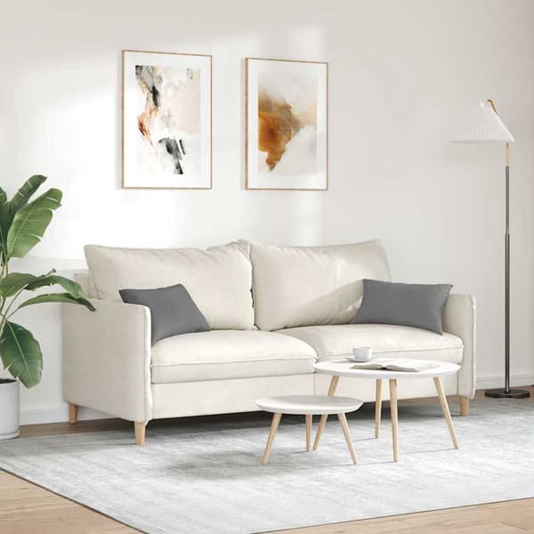 vidaXL Soffkuddar 2 st Mörkgrå 50 x 30 cm tyg