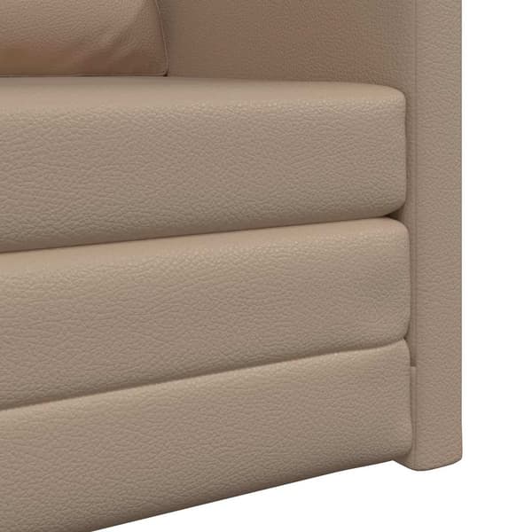 vidaXL Soffsäng 60cm Cappuccino Konstläder