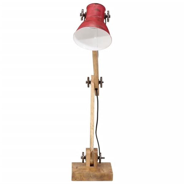 vidaXL Skrivebordslampe 25 W mørkerød 23x18x96 cm E27
