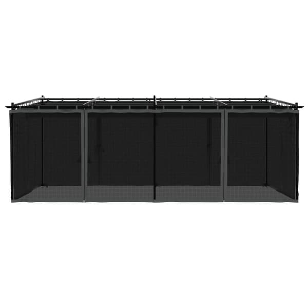 vidaXL Markis Vit 3 x 2,5 m Metall
