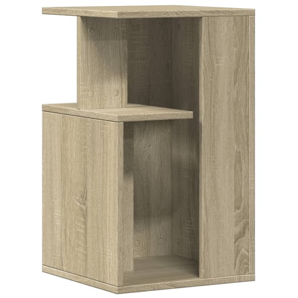 vidaXL Sidebord sonoma eik 35x35x60 cm konstruert tre